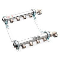 Колектор розподільний HLV 4 для систем опалення ( стальний) 4 контури 3/4"